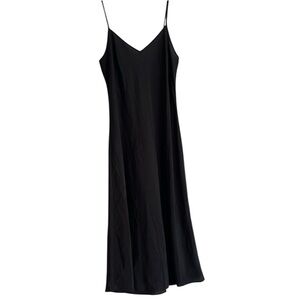 Polo Ralph Lauren Black Midi Slip Dress Size 2